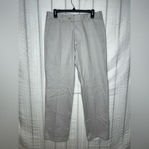 Peter Millar 32x30 Gray Beige Khaki Pants 100% Pima Cotton Chinos MC0B84 Preppy